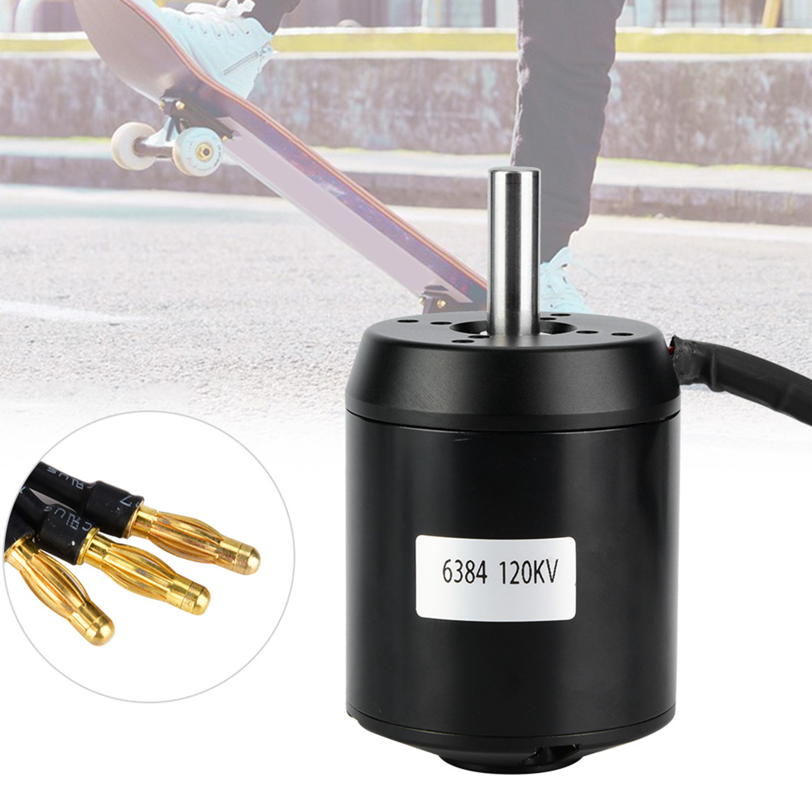 6384 Brushless Motor Sensored - Motor BLDC Outrunner Sensorizado 6384 120KV