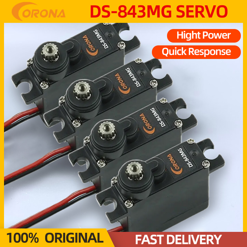 Brushless Motor Thrust Test Stand - 4 pçs corona ds843mg servo digital