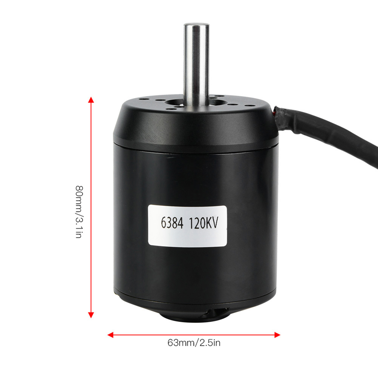 Motor BLDC Outrunner Sensoriza - 6384 Brushless Motor Sensored avaliação e preço