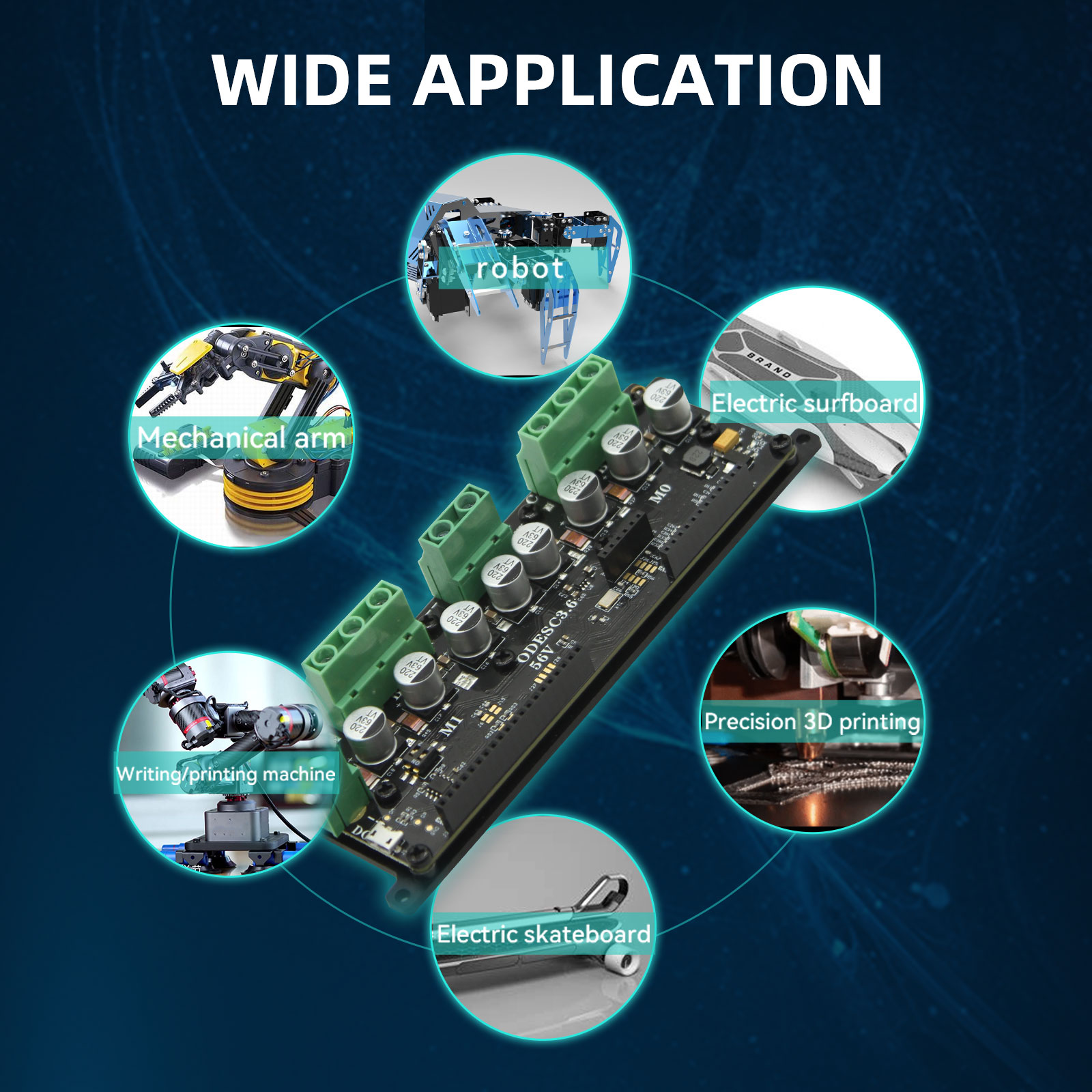 SEQURA-Motor Brushless de Alto - Odrive Dual Brushless Motor Controller avaliação e preço