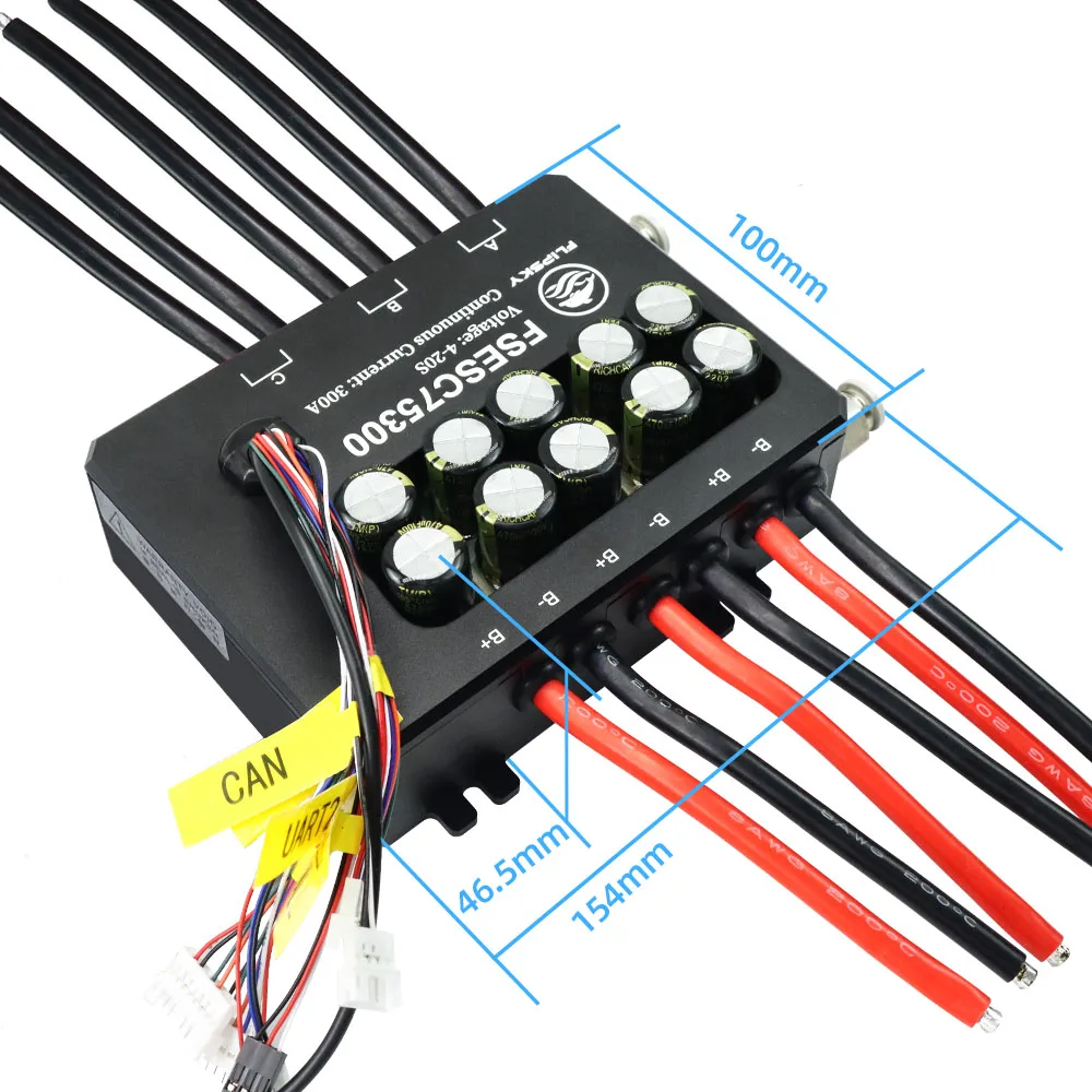 Controlador Eletrônico de Velo - Vesc 75300 High Current Esc avaliação e preço