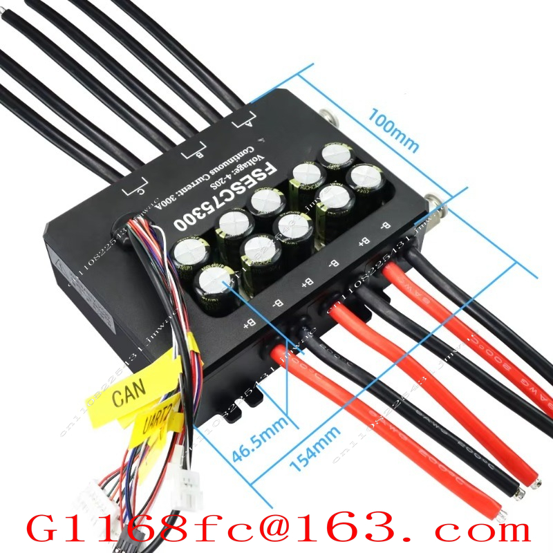 ESC de Alta Corrente 84V 350A  - Vesc 75300 High Current Esc avaliação e preço