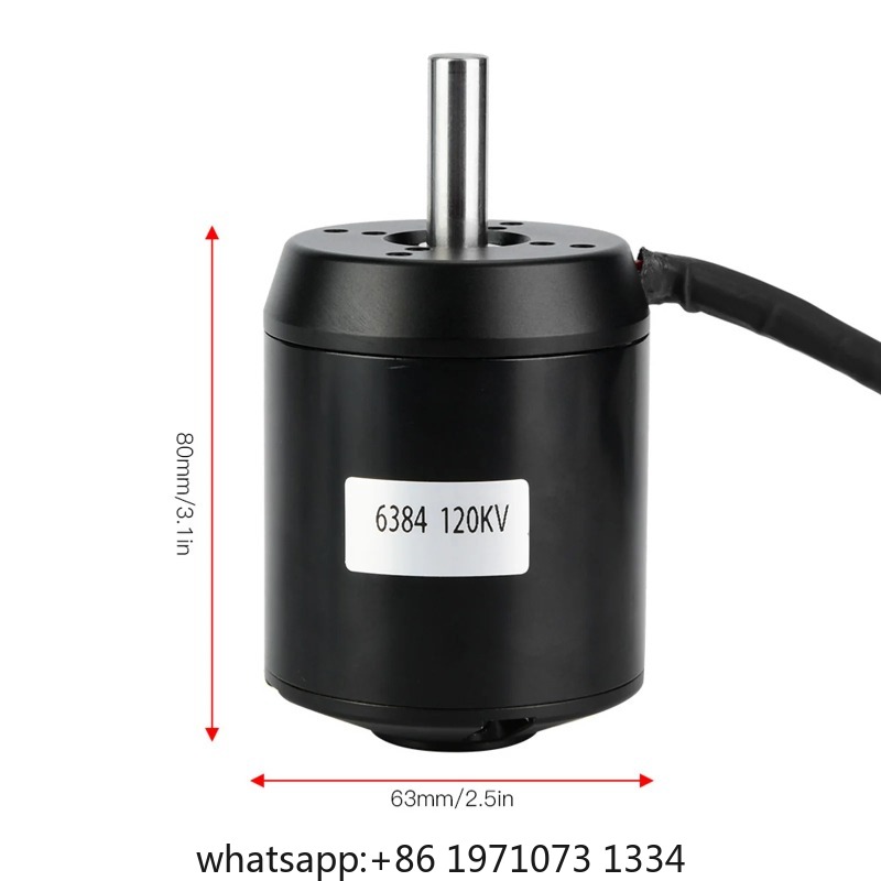 Motor BLDC Outrunner Sensoriza - 6384 Brushless Motor Sensored avaliação e preço