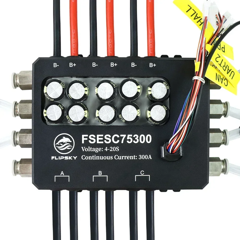FlipSky FSESC 75300 84V Base E - Vesc 75300 High Current Esc avaliação e preço